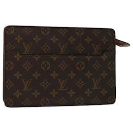 Louis Vuitton-LOUIS VUITTON Monogram Pochette Homme Clutch Bag M51795 LV Auth ep3549-Monograma