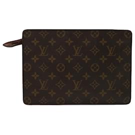Louis Vuitton-LOUIS VUITTON Monogram Pochette Homme Clutch Bag M51795 LV Auth ep3549-Monograma