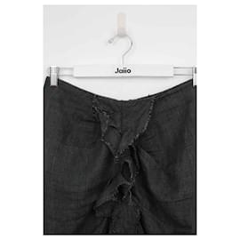 Isabel Marant Etoile-Linen skirt-Dark grey
