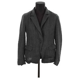 Isabel Marant Etoile Leinenblazer Anthrazitgrau