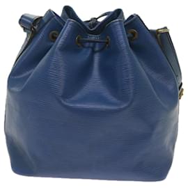 Louis Vuitton-LOUIS VUITTON Epi Petit Noe Bolso de hombro Azul M44105 LV Auth 68457-Azul
