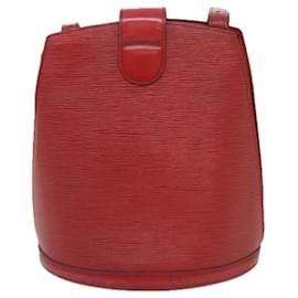 Louis Vuitton-LOUIS VUITTON Epi Cluny Bolsa de Ombro Vermelho M52257 Autenticação de LV 68447-Vermelho