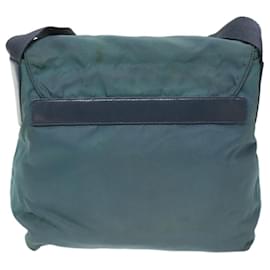 Prada-PRADA Shoulder Bag Nylon Blue Auth yk11014-Blue