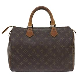 Louis Vuitton-Louis Vuitton Monogram Speedy 30 Hand Bag M41526 LV Auth 68128-Monogram