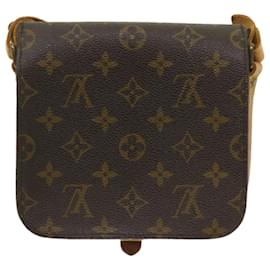 Louis Vuitton-Bolsa de ombro LOUIS VUITTON Monogram Cartouchiere PM M51254 LV Auth bs12502-Monograma