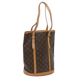 Louis Vuitton-LOUIS VUITTON Monogram Bucket GM Shoulder Bag M42236 LV Auth ki4142-Monogram