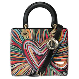 Dior-DIOR Lady Dior Bag in Multicolor Leather - 101760-Multiple colors