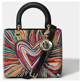 Dior-Bolsa DIOR Lady Dior em couro multicolorido - 101760-Multicor