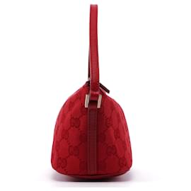 Gucci-GUCCI Bolsos de mano algodón Rojo Jackie-Roja