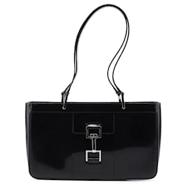Gucci-GUCCI Totes Patent leather Black Jackie-Black