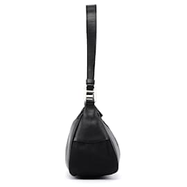 Prada-PRADA Shoulder bags Leather Black Tessuto-Black