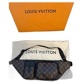 Bolso cinturón Louis Vuitton bumbag Castaño