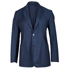 Maison Martin Margiela Giacca da abito Maison Margiela in lana e cotone Blu Navy Blu Blu navy