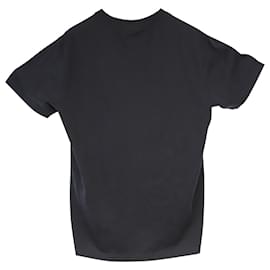 Givenchy-Givenchy Printed Logo T-Shirt in Black Cotton Jersey -Black