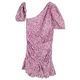 Mini abito stampato Isabel Marant Etoile in cotone rosa Rosa