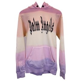 Sweat à capuche avec logo Palm Angels en coton multicolore Autre Imprimé python