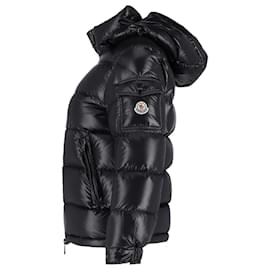 Moncler-Moncler Maire Short Down Jacket in Black Polyester-Black