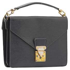 Louis Vuitton-Louis Vuitton Epi Biface Leather Handbag M52322 in Good condition-Black