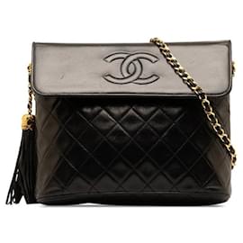 Chanel-Quilted leather shoulder bag-Other