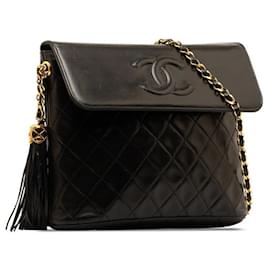 Chanel-Quilted leather shoulder bag-Other
