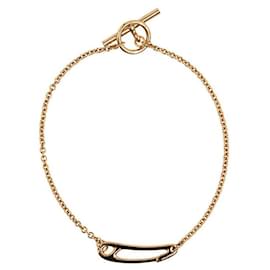 Hermès-18k Ouro Chaine d'Ancre Mini Punk-Outro