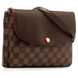 Louis Vuitton-Louis Vuitton Damier Ebene Twice Canvas Crossbody Bag N48259 in Excellent condition-Other