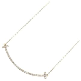 Autre Marque-10K Gold Diamond Necklace-Other