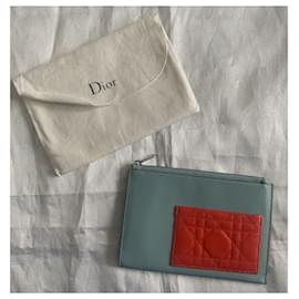 Dior-Clutch bags-Vermelho,Azul claro