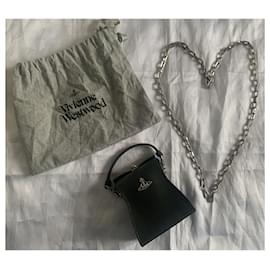Vivienne Westwood-Handtaschen-Grau,Silber Hardware
