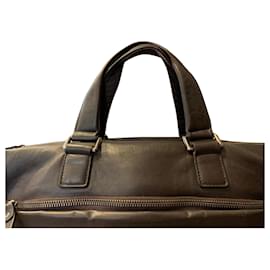 Salvatore Ferragamo-FERRAGAMO briefcase bag-Brown,Black