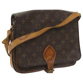 Louis Vuitton-LOUIS VUITTON Monogram Cartouchiere GM Shoulder Bag M51252 LV Auth 68502-Monogram