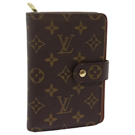 Louis Vuitton-Portafoglio con zip Porto Papie monogramma LOUIS VUITTON M61207 LV Auth em5939-Monogramma