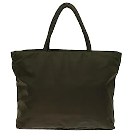 Prada-PRADA Hand Bag Nylon Khaki Auth bs12944-Khaki