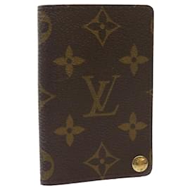 Louis Vuitton-LOUIS VUITTON Monogram Porte Cartes Estojo para cartão de pressão de crédito M60937 Auth th4667-Monograma