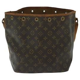 Louis Vuitton-LOUIS VUITTON Monogram Petit Noe Shoulder Bag M42226 LV Auth 67945-Monogram