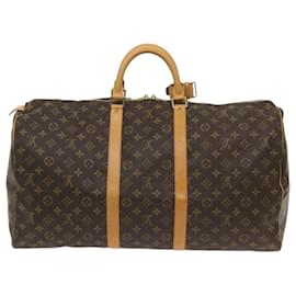 Louis Vuitton-Louis Vuitton-Monogramm Keepall 55 Boston Bag M.41424 LV Auth 65115-Monogramm
