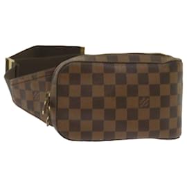 Louis Vuitton-LOUIS VUITTON Damier Ebene Geronimos Shoulder Bag N51994 LV Auth 69144-Other