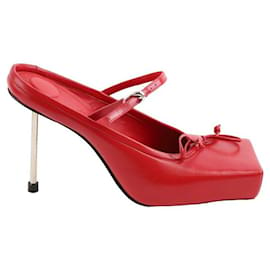 Jacquemus-Leather Heels-Red