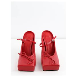 Jacquemus-Leather Heels-Red