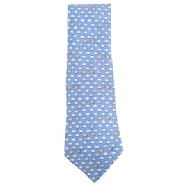 Hermès-Confezione di cravatte in seta-Giallo