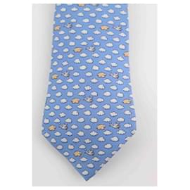 Hermès-Confezione di cravatte in seta-Giallo