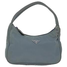 Prada-PRADA Hand Bag Nylon Light Blue Auth bs12579-Light blue