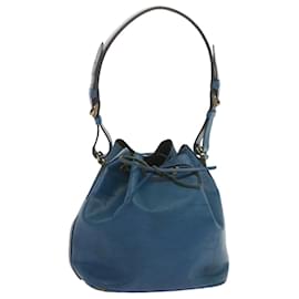 Louis Vuitton-LOUIS VUITTON Epi Petit Noe Bolso de hombro Azul M44105 LV Auth 67695-Azul
