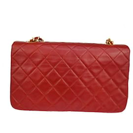 Chanel-Chanel Full Flap-Rosso