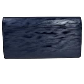 Louis Vuitton-Louis Vuitton Portefeuille Sarah-Navy blue