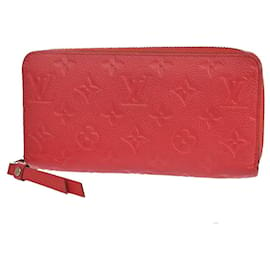 Louis Vuitton-Louis Vuitton Portefeuille zippy-Red