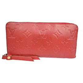 Louis Vuitton-Portafoglio Zippy Louis Vuitton-Rosso
