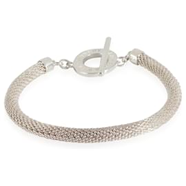 Tiffany & Co-TIFFANY & CO. Mesh Toggle Bracelet in  Sterling Silver-Other