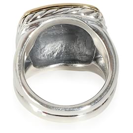 David Yurman-David Yurman Sculpted Cable Ring in 18k yellow gold/sterling silver-Other