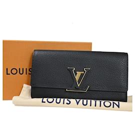 Louis Vuitton-Louis Vuitton Portefeuille capucines-Black